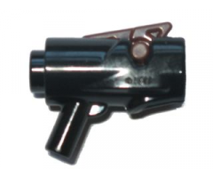 Minifigure, Weapon Gun, Mini Blaster / Shooter with Reddish Brown Trigger (15391 / 15392)