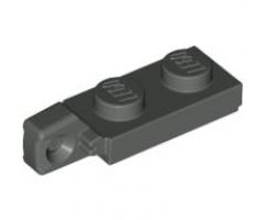 Hinge Plate 1 x 2 Locking with 1 Finger On End with Bottom Groove