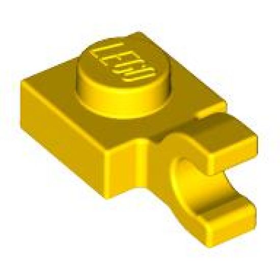 Plate, Modified 1 x 1 with Open O Clip (Horizontal Grip)