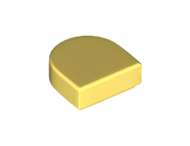 Tile, Round 1 x 1 Half Circle Extended (Stadium)