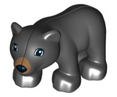 Duplo, Animal Bear Baby Cub with Medium Nougat Muzzle Pattern