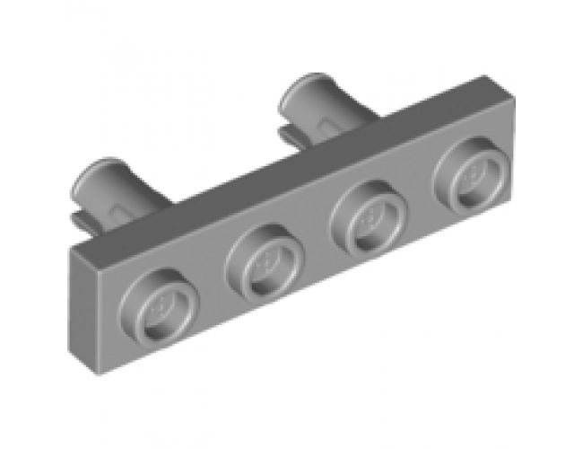 Plate, Modified 1 x 4 with Pins on Bottom