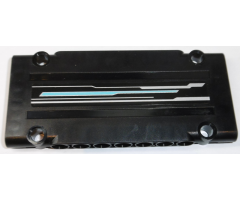 Technic, Panel Plate 5 x 11 x 1 with Silver and Blue Lines Pattern Model Right Side (Sticker) - Set 70165