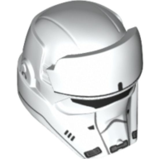 Minifigure, Headgear Helmet SW Hovertank Pilot Pattern