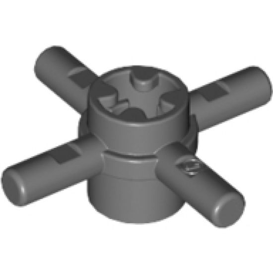 Technic, Connector Axle Hub with 4 Bars and Pin Hole