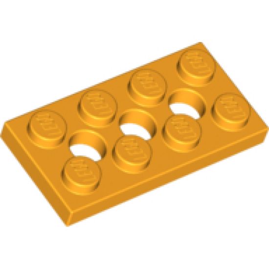 Technic, Plate 2 x 4 with 3 Holes