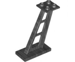 Support 2 x 4 x 5 Stanchion Inclined, 5mm Wide Posts