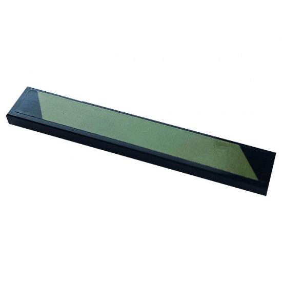 Tile 1 x 6 with Olive Green Wide Stripe Pattern Model Left Side (Sticker) - Set 42110
