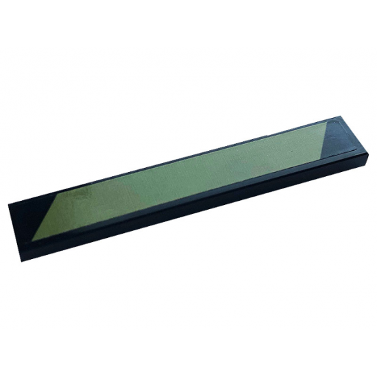 Tile 1 x 6 with Olive Green Wide Stripe Pattern Model Right Side (Sticker) - Set 42110