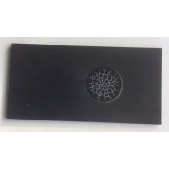 Tile 8 x 16 with Bottom Tubes with Cracks Pattern (Sticker) - Set 76057