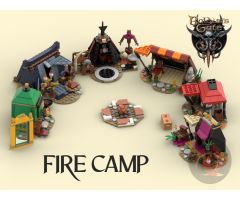 Lego Baldur's Gate 3 Fire Camp Set