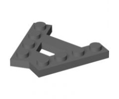 Wedge, Plate A-Shape with 2 Rows of 4 Studs