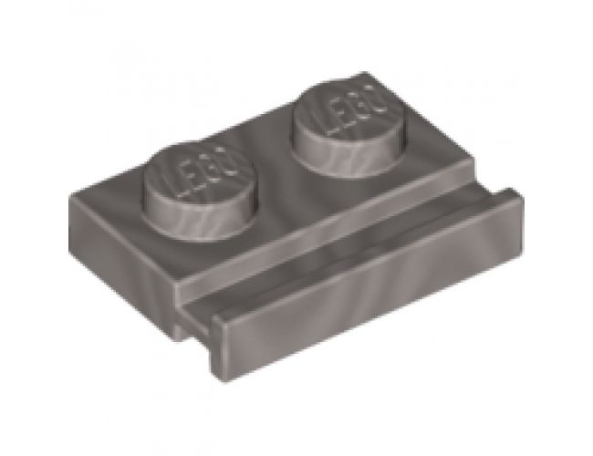 Plate, Modified 1 x 2 with Door Rail