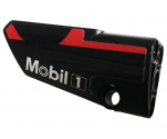 Technic, Panel Fairing # 3 Small Smooth Long, Side A with White Mobil 1 Logo and Red Stripe Pattern (Sticker) - Set 42096