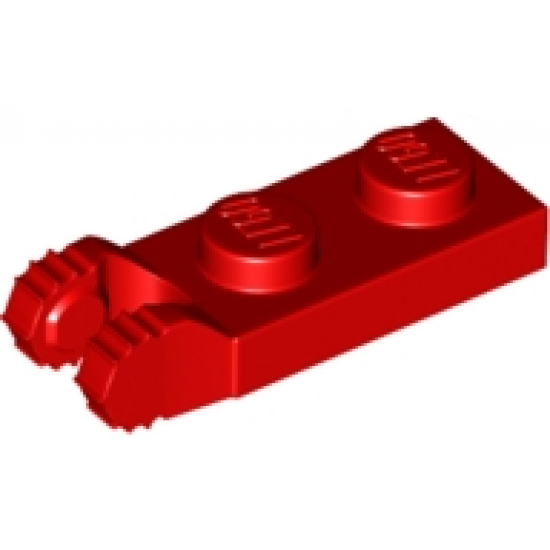 Hinge Plate 1 x 2 Locking with 2 Fingers on End (Undetermined Type)