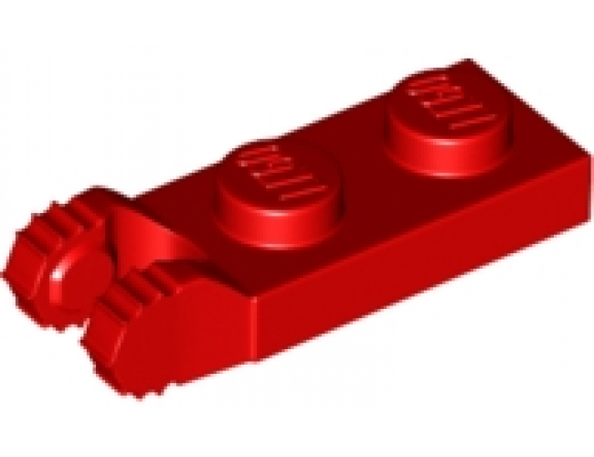 Hinge Plate 1 x 2 Locking with 2 Fingers on End (Undetermined Type)