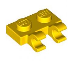 Plate, Modified 1 x 2 with 2 Open O Clips (Horizontal Grip)