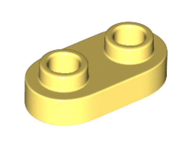 Plate, Round 1 x 2 with Two Open Studs