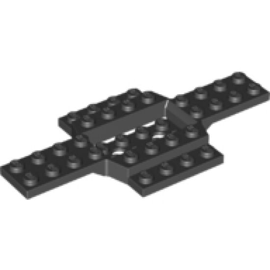 Vehicle, Base 6 x 12 with 4 x 2 Recessed Center with Smooth Underside