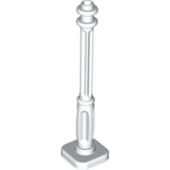 Support 2 x 2 x 7 Lamp Post, 4 Base Flutes