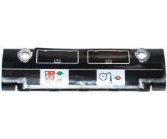 Technic, Panel Curved 11 x 3 with 2 Hatches and Operating Instructions Pattern Model Left Side (Sticker) - Set 42008