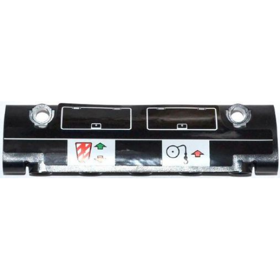 Technic, Panel Curved 11 x 3 with 2 Hatches and Operating Instructions Pattern Model Left Side (Sticker) - Set 42008
