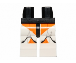 Hips and White Legs with SW Clone Trooper and Orange Small Markings Pattern