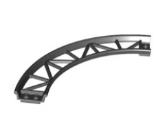 Train, Track Roller Coaster Curve, 90 degrees