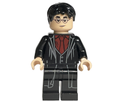 Harry Potter, Dark Red Shirt and Tie, Black Robe