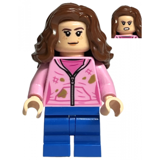 Hermione Granger, Bright Pink Jacket with Stains, Closed / Determined Mouth