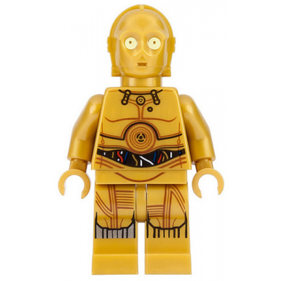 C-3PO - Colorful Wires, Printed Legs