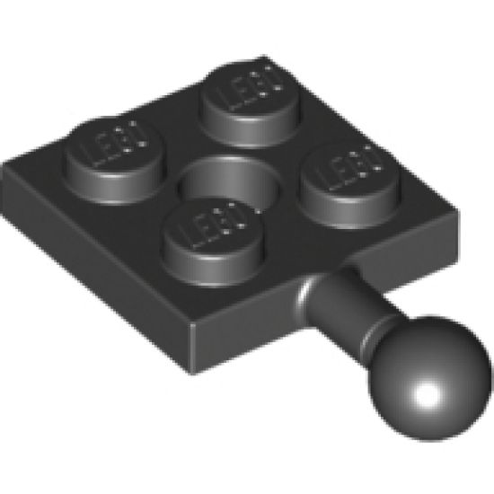 Plate, Modified 2 x 2 with Tow Ball and Hole