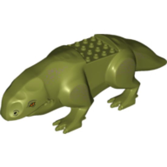 Animal, Body Part Dewback Middle, Claws and Short Tail with Eyes and Nostrils and Leg Spots Pattern 2