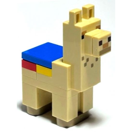 Minecraft Alpaca / Llama, Tan - Brick Bulit