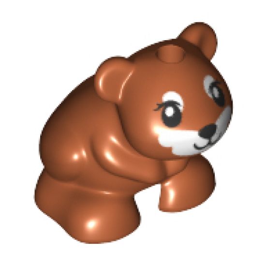 Hamster / Mouse, Friends / Elves with Black Eyes, Nose and Mouth and White Muzzle Pattern (Gus Gus / Heidi / Rumble)