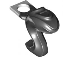 Minifigure, Body Wear Costume Tail Bushy with Marbled White Pattern