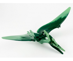 Animal, Dinosaur Pteranodon with Dark Green Back and Forehead