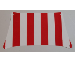 Cloth Sail 36 x 20 Bottom with Red Thick Stripes Pattern