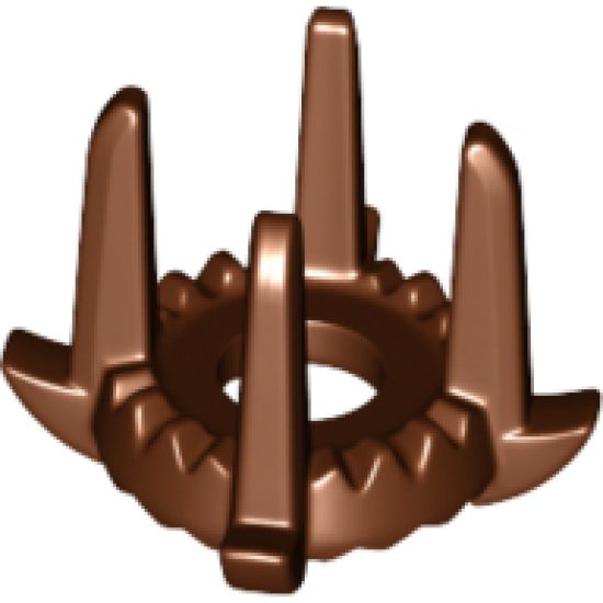 Minifigure, Headgear Crown with 4 Tall Spikes