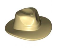 Minifigure, Headgear Hat, Wide Brim Outback Style (Fedora)