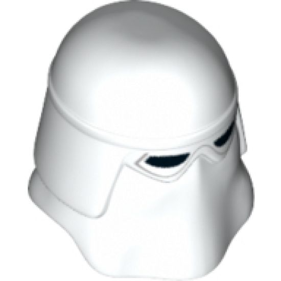 Minifigure, Headgear Helmet SW Snowtrooper with Black Eye Holes Pattern