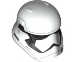 Minifigure, Headgear Helmet SW Stormtrooper Ep. 8 Pointed Mouth Pattern