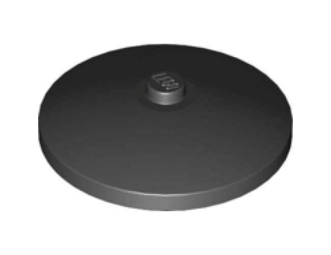 Dish 4 x 4 Inverted (Radar) with Solid Stud