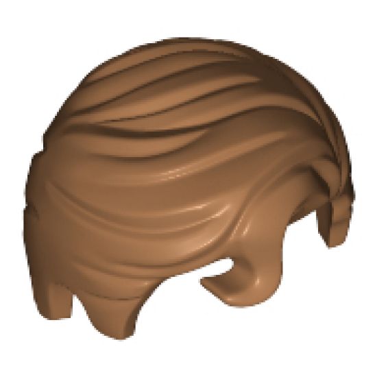 Minifigure, Hair Swept Right with Front Curl