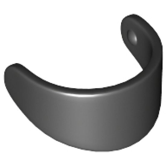 Minifigure, Headgear Accessory Visor Standard