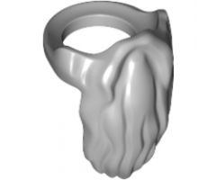 Minifigure, Body Wear Beard, Rounded End