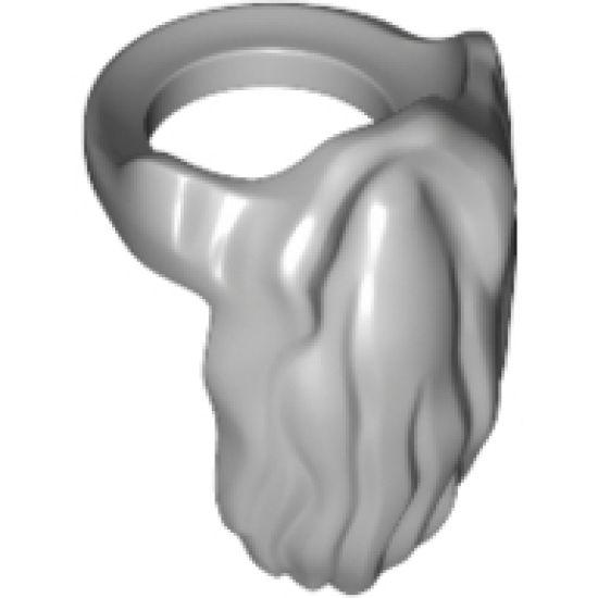 Minifigure, Body Wear Beard, Rounded End