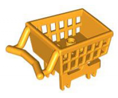 Minifigure, Utensil Shopping Cart Frame
