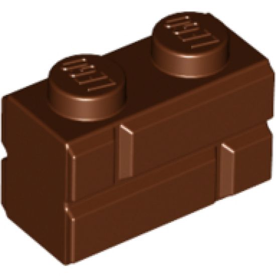 Brick, Modified 1 x 2 with Masonry Profile