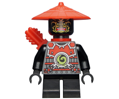 Stone Army Scout, Yellow Face, Red Quiver, Short Legs